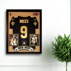 Signed + Framed Jersey // Drew Brees