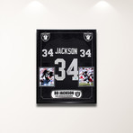 Signed + Framed Jersey // Bo Jackson