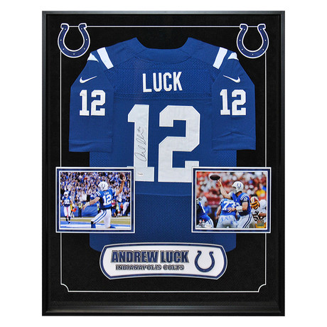 Signed + Framed Jersey // Andrew Luck