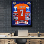 Signed + Framed Jersey // John Elway