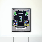 Signed + Framed Jersey // Russell Wilson