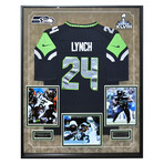 Signed + Framed Jersey // Marshawn Lynch