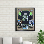 Signed + Framed Jersey // Marshawn Lynch