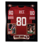 Signed + Framed Jersey // Jerry Rice