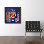Signed + Framed Collage Payton Manning "Broncos"