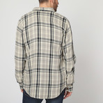 Check Western Shirt // Check Black + Avorio + Gray (XL)