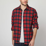 Check Flanella Shirt // Blue + Red + Butter (M)