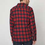 Check Flanella Shirt // Blue + Red + Butter (M)