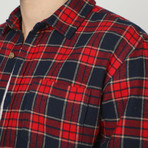 Check Flanella Shirt // Blue + Red + Butter (S)