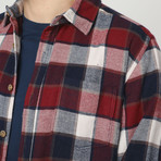 Check Flanella Shirt // Red + Blue + Butter (M)