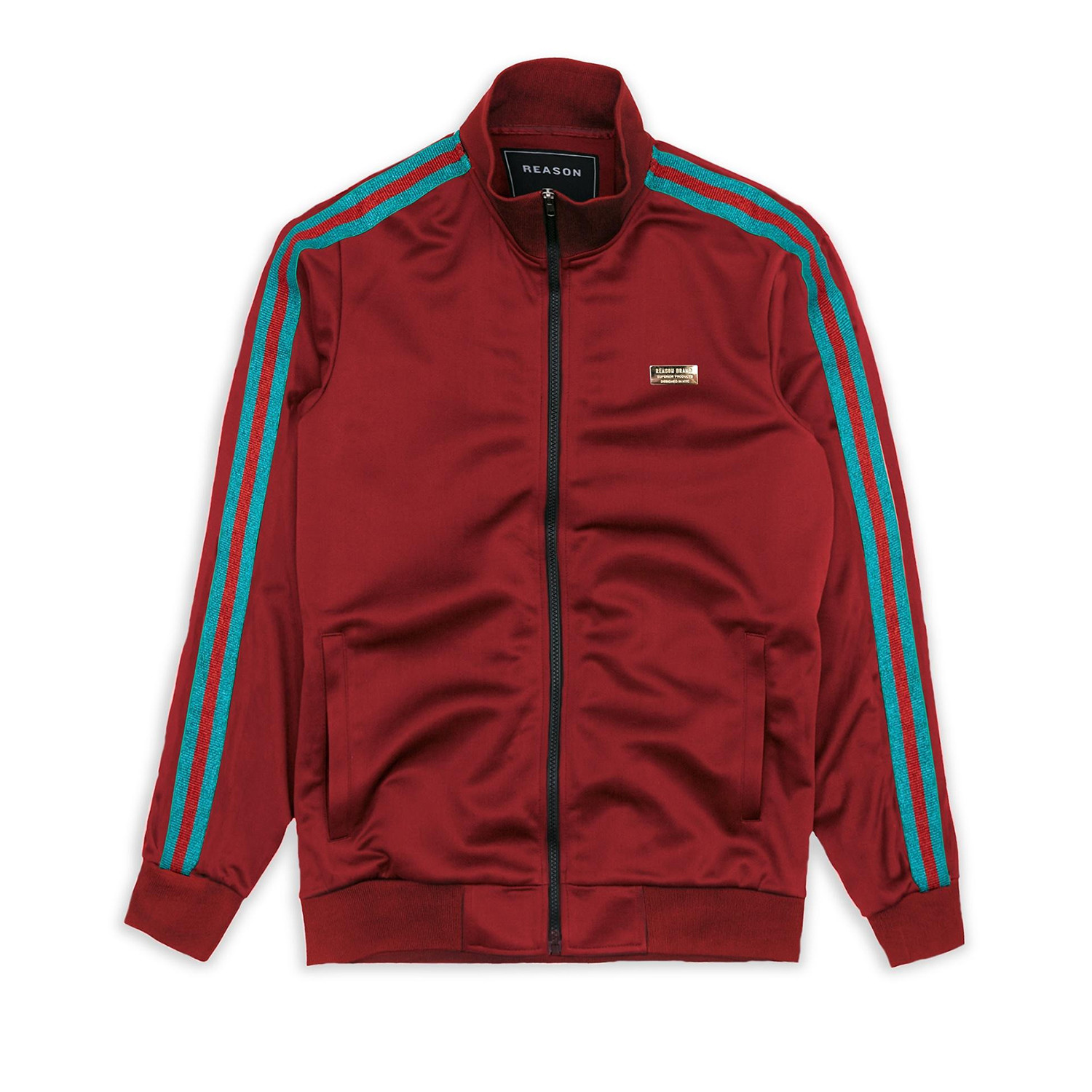 Mulberry Track Jacket // Burgundy (S) - Reason - Touch of Modern