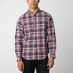 Double Faced Madras Shirt // Red (S)