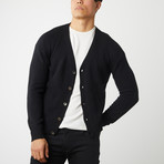 Cashmere Cardigan // Black (L)