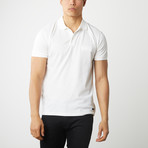 100% Pima Cotton 3-Button Polo // White (S)