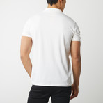 100% Pima Cotton 3-Button Polo // White (S)