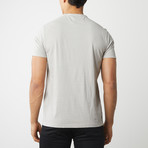 100% Pima Cotton T-Shirt Crew Neck + Pocket // Sand (XS)