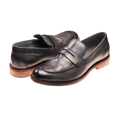 Alessandro Loafer // Grey Leather (Euro: 40)
