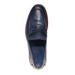 Alessandro Loafer // Navy Leather (Euro: 40)