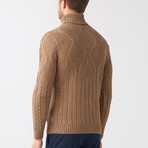 Bryce Tricot Jumper // Brown (XL)