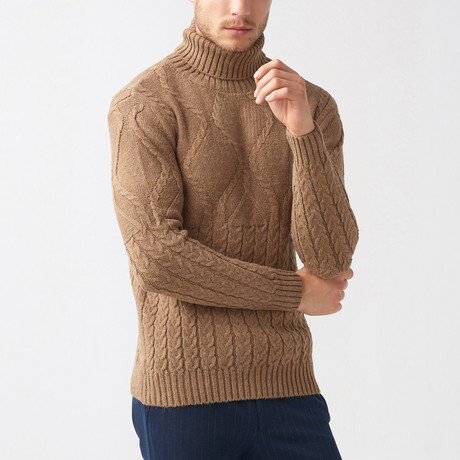 Bryce Tricot Jumper // Brown (S)