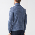 Bryce Tricot Sweater // Indigo (L)