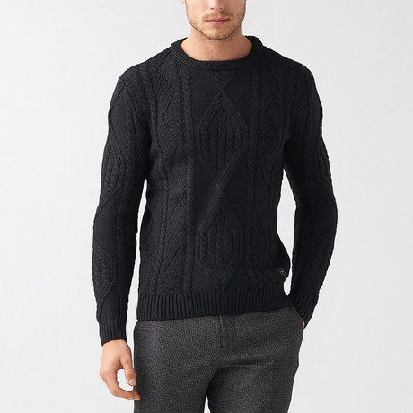 MCR // Trey Tricot Sweater // Black (S)