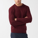 Trey Tricot Sweater // Claret Red (2XL)