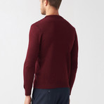 Brant Tricot Jumper // Claret Red (M)