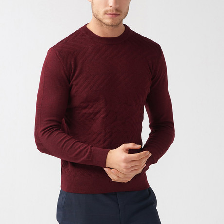 Brant Tricot Jumper // Claret Red (S)