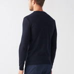 Tanner Tricot Jumper // Dark Blue (XL)