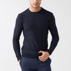 Tanner Tricot Jumper // Dark Blue (XL)