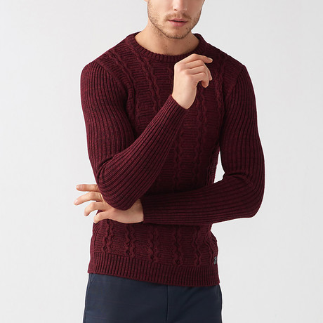 MCR // Jarod Tricot Sweater // Claret Red (S)