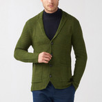 Olen Wool Tricot Jacket // Green (L)