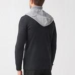 Dillon Wool Tricot Cardigan // Anthracite (L)