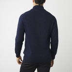 Zipper Sweater // Navy (XS)