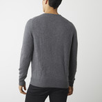 Cashmere V-Neck Sweater // Dark Gray (XS)