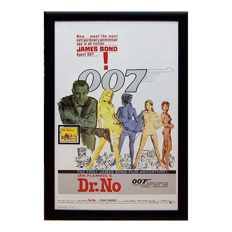 Signed + Framed Poster // Dr. No
