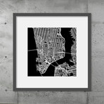 New York City // Poster (Black)
