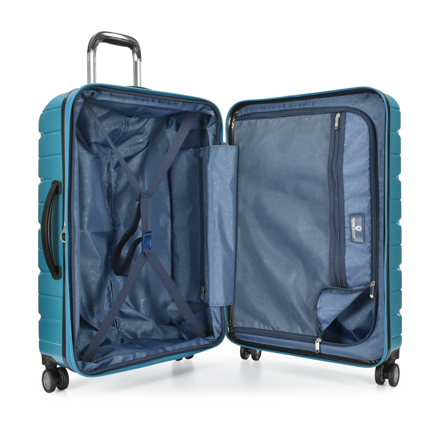 Traveler's Choice Ritani 3-Piece Hardside Spinner Luggage Set, Teal ...