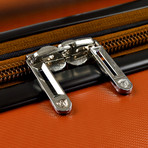 Traveler's Choice Ritani 3-Piece Hardside Spinner Luggage Set, Burnt Orange (Orange)