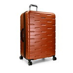 Traveler's Choice Ritani 3-Piece Hardside Spinner Luggage Set, Burnt Orange (Orange)