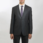 2BSV Wide Notch Lapel Suit // Dark Metallic Gray (36R)