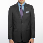 2BSV Wide Notch Lapel Suit // Charcoal (36S)