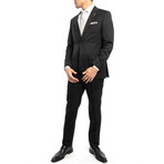 2BSV Wide Notch Lapel Suit // Black (36S)