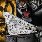 Hand Carved Boar Skull // Dragon