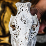 Hand Carved Boar Skull // Dragon