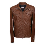Boromir Leather Jacket // Brown (2XL)