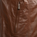 Boromir Leather Jacket // Brown (L)
