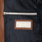 Boromir Leather Jacket // Brown (S)