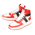 Fear Of God // Varsity Basketball High-Top Sneakers // Red + White (US: 8)